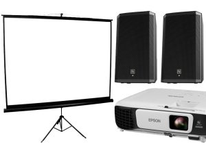 Element ICT - Audio Visual Hire - Epson Projector Pack with Speakers