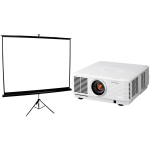 Mitsubishi WD8700U Projector & Screen - Element ICT