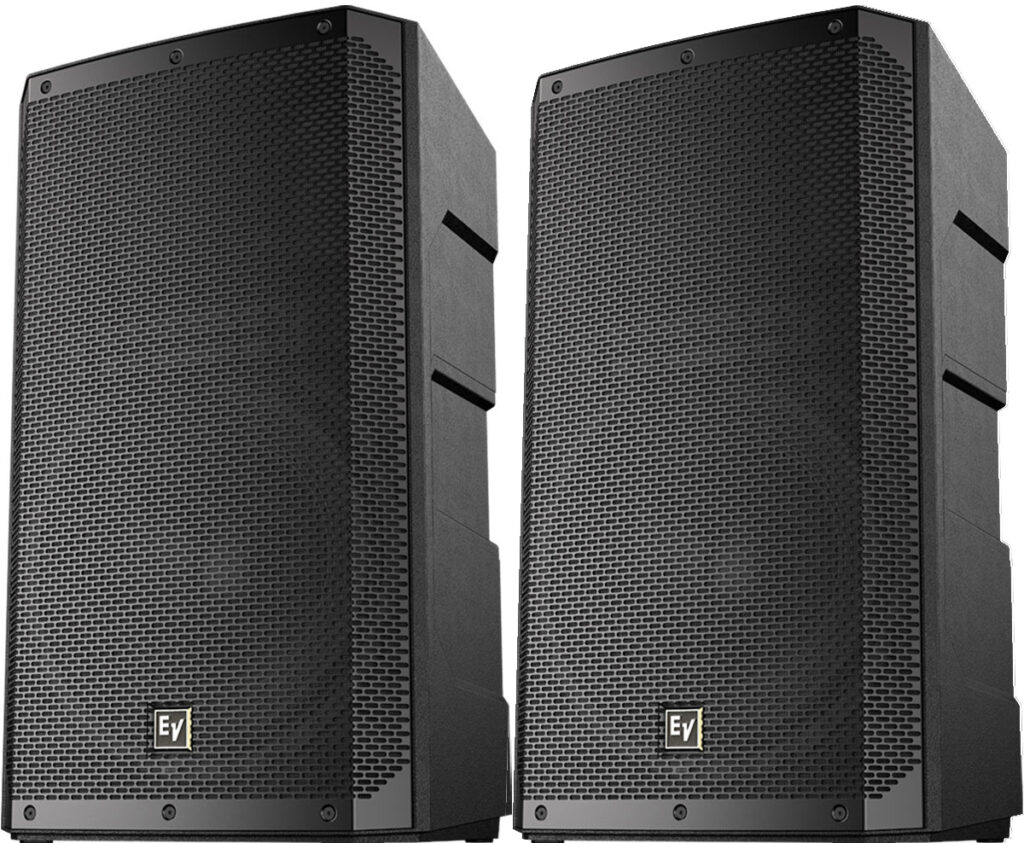 ElectroVoice ELX20015P 15" 1200w Powered Speaker Pair Element ICT
