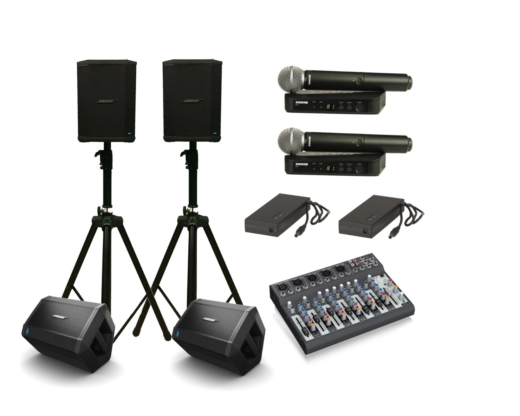 Performer Portable PA Hire with foldback - Element ICT