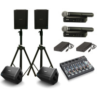 Performer Portable PA Hire with foldback - Element ICT