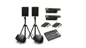 Performer Portable PA Hire with foldback - Element ICT