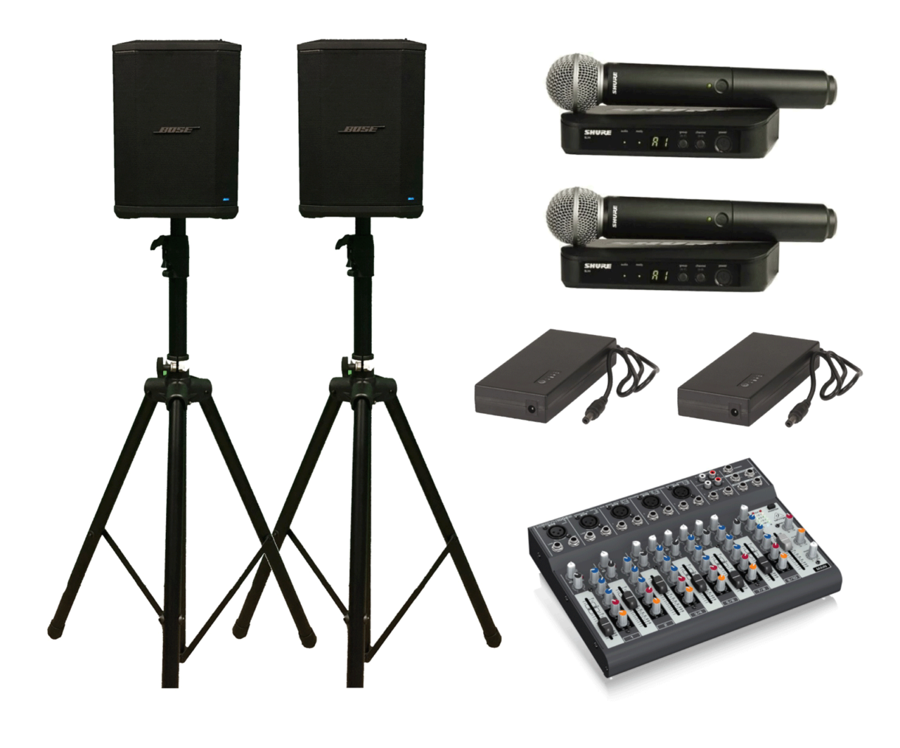 Performer Portable PA System Hire Battery Powered Element ICT