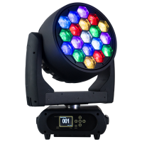 M19W40RGBW - 19x 40 W RGBW LED Pixel Control Wash Zoom Head