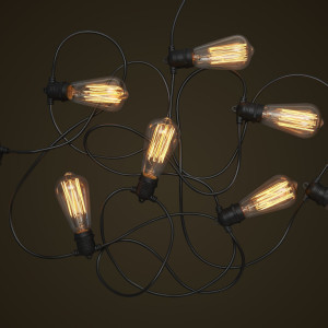 Festoon vintage filament globes - Festoon Hire - Element ICT