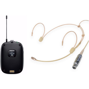 Shure SLX-D1 Bodypack and headset bundle