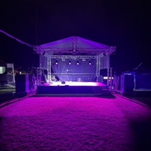 Covered stage for Hornsby Relay for Life