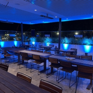 Wash lighting for AMEX