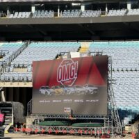 8m x 4m P3.9 LED Screen at Accor Stadium